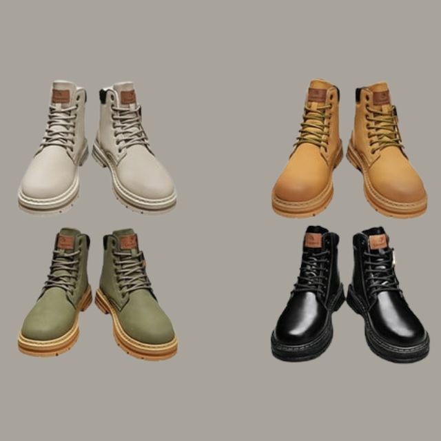 Men's outdoor boots in urban style – sturdy casual shoes for work and adventure