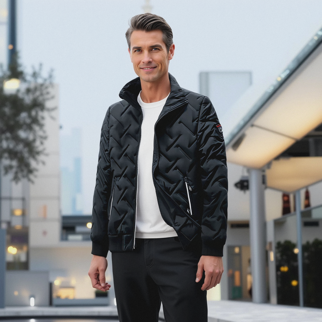 Herren Steppjacke Modern Elegant – Warme Übergangsjacke für Alltag und Freizeit