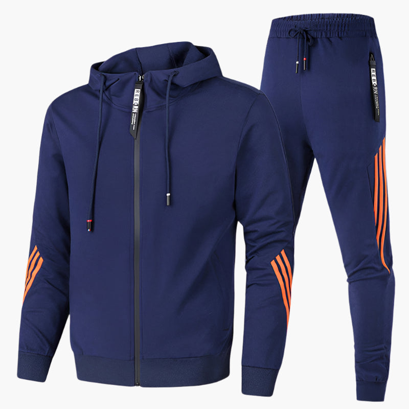 Herren Trainingsanzug Sportlich Modern Freizeit Fitness Jogginganzug