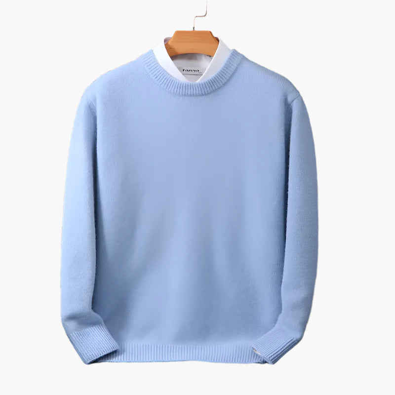 Herren Pullover mit Rundhalsausschnitt – Eleganter Business & Casual Strickpullover
