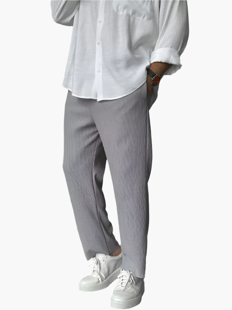 Herren Relaxed Fit Luxus-Hose – Eleganter und bequemer Alltagsstil für Freizeit & Büro