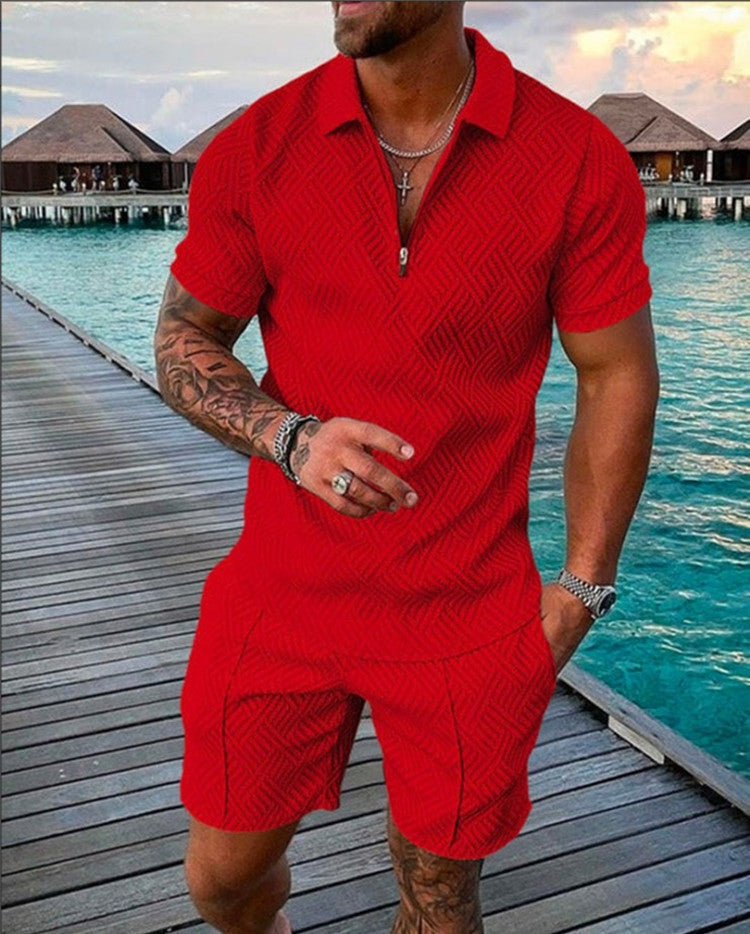Ian – Summer Short-Sleeve Men's Suit