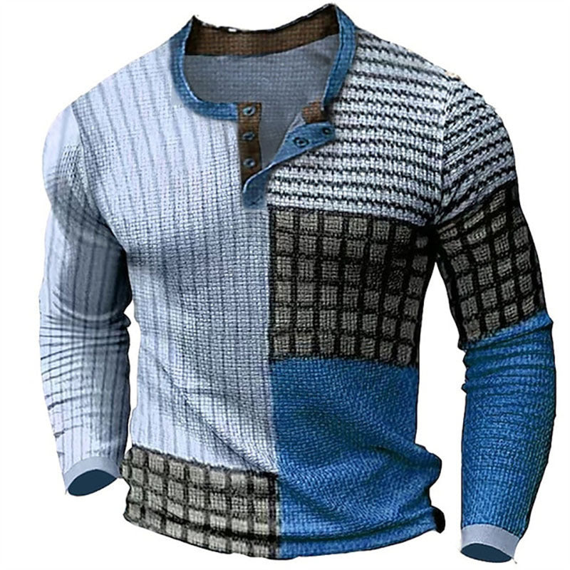 Karl – 3D Printed Long-Sleeve Sweater with Three Buttons