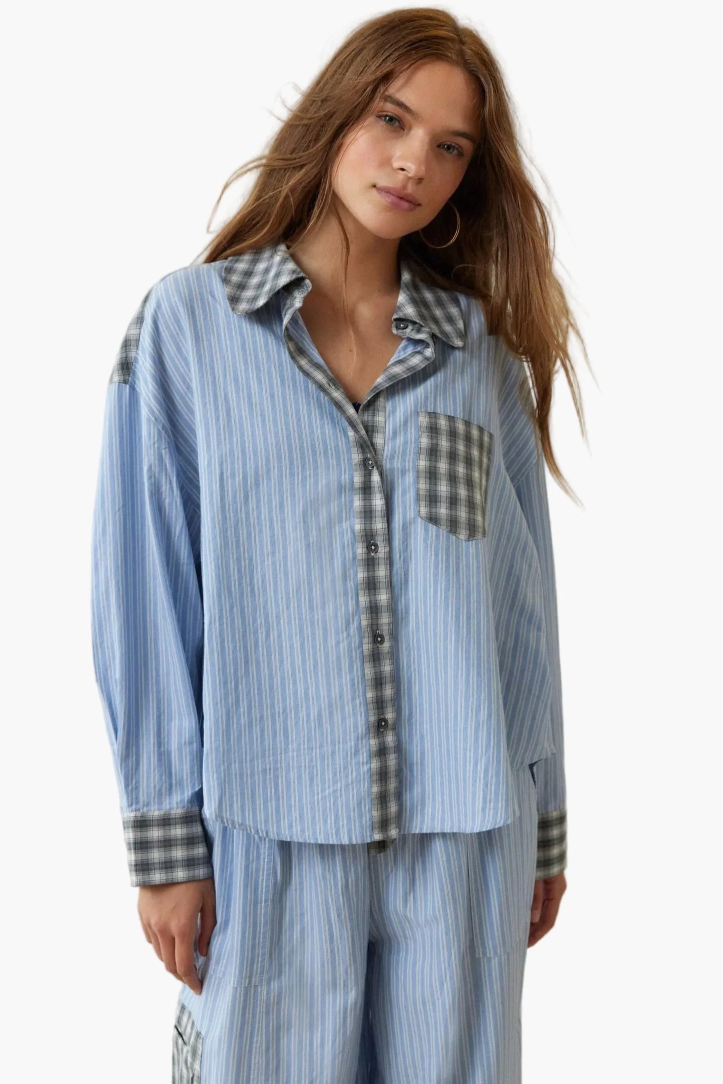 Damen Pyjama Set Oversize Zweiteiler – Modernes Loungewear für Zuhause und Schlaf