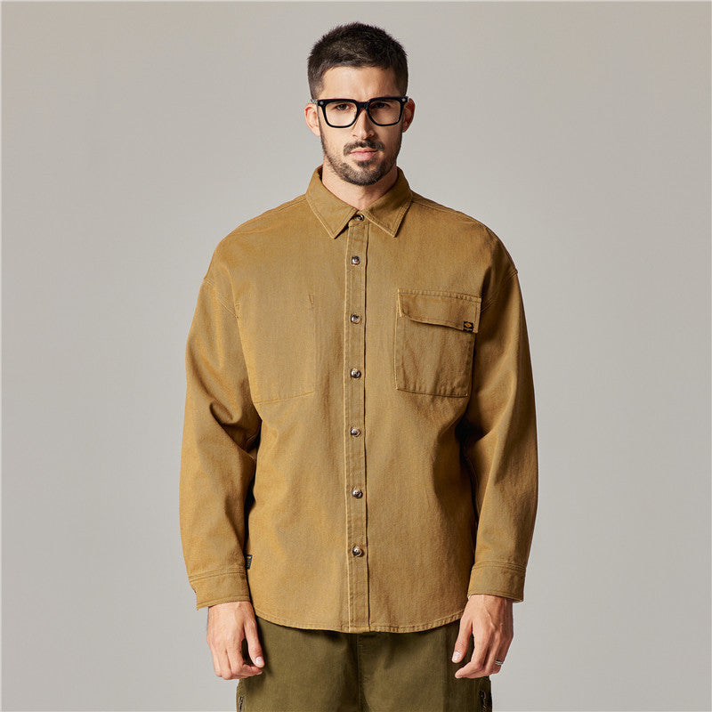 Sam – American Retro Shirt made of Heavy Cotton
