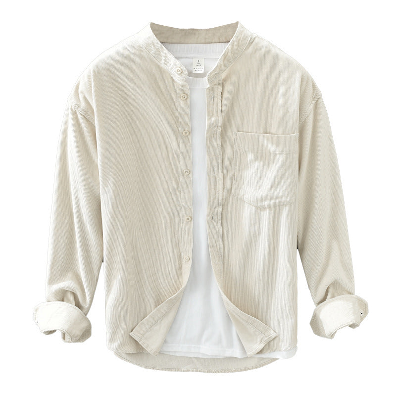 Geoff – Casual Corduroy Shirt for Men