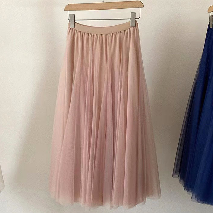 Jasmine – midi dress with pleated net skirt