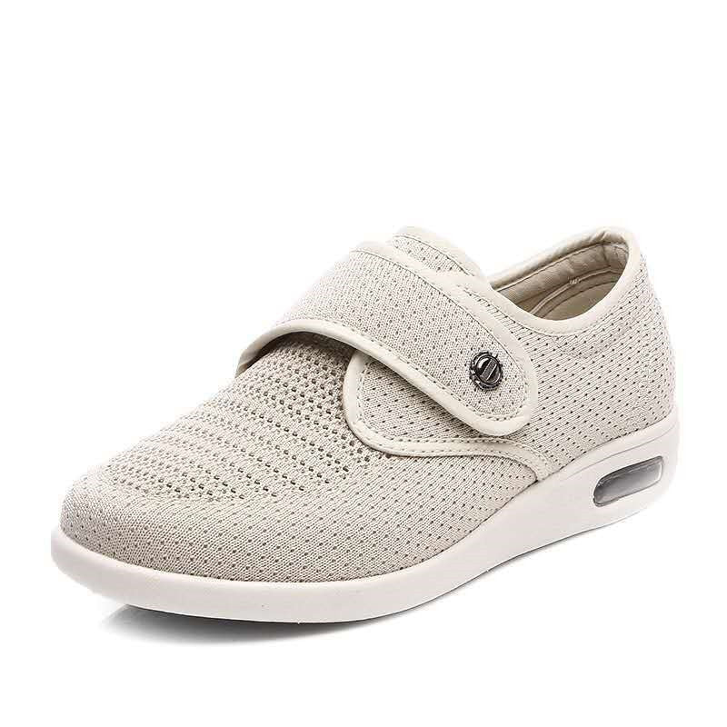 Damen Komfort Mesh Sneaker mit Luftpolstersohle – Atmungsaktive Freizeitschuhe für Alltag und Spaziergänge