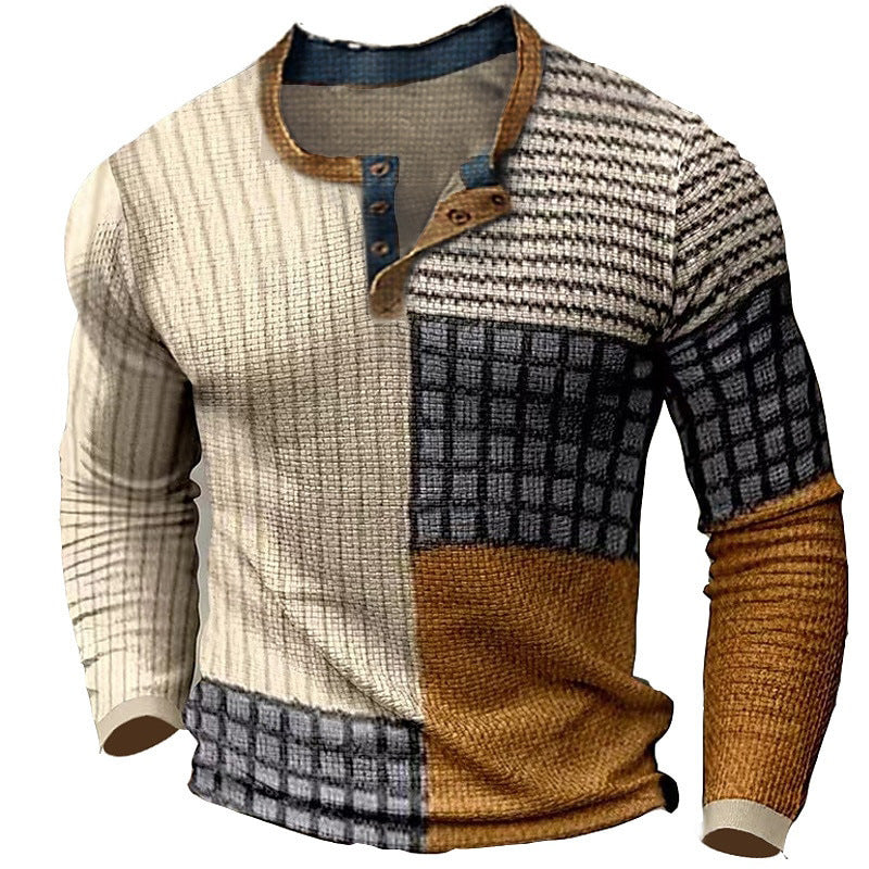 Karl – 3D Printed Long-Sleeve Sweater with Three Buttons