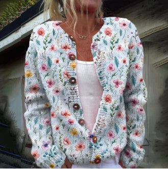Dawn – Cardigan with 3D Print for Women