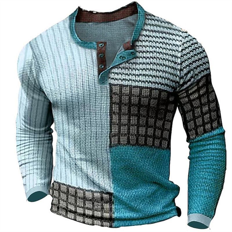Karl – 3D Printed Long-Sleeve Sweater with Three Buttons