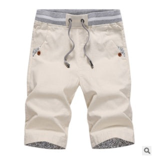 Herren Freizeit-Shorts mit Kordelzug – Gerade Passform, Sportlicher Stil, Ideal für Alltag und Outdoor