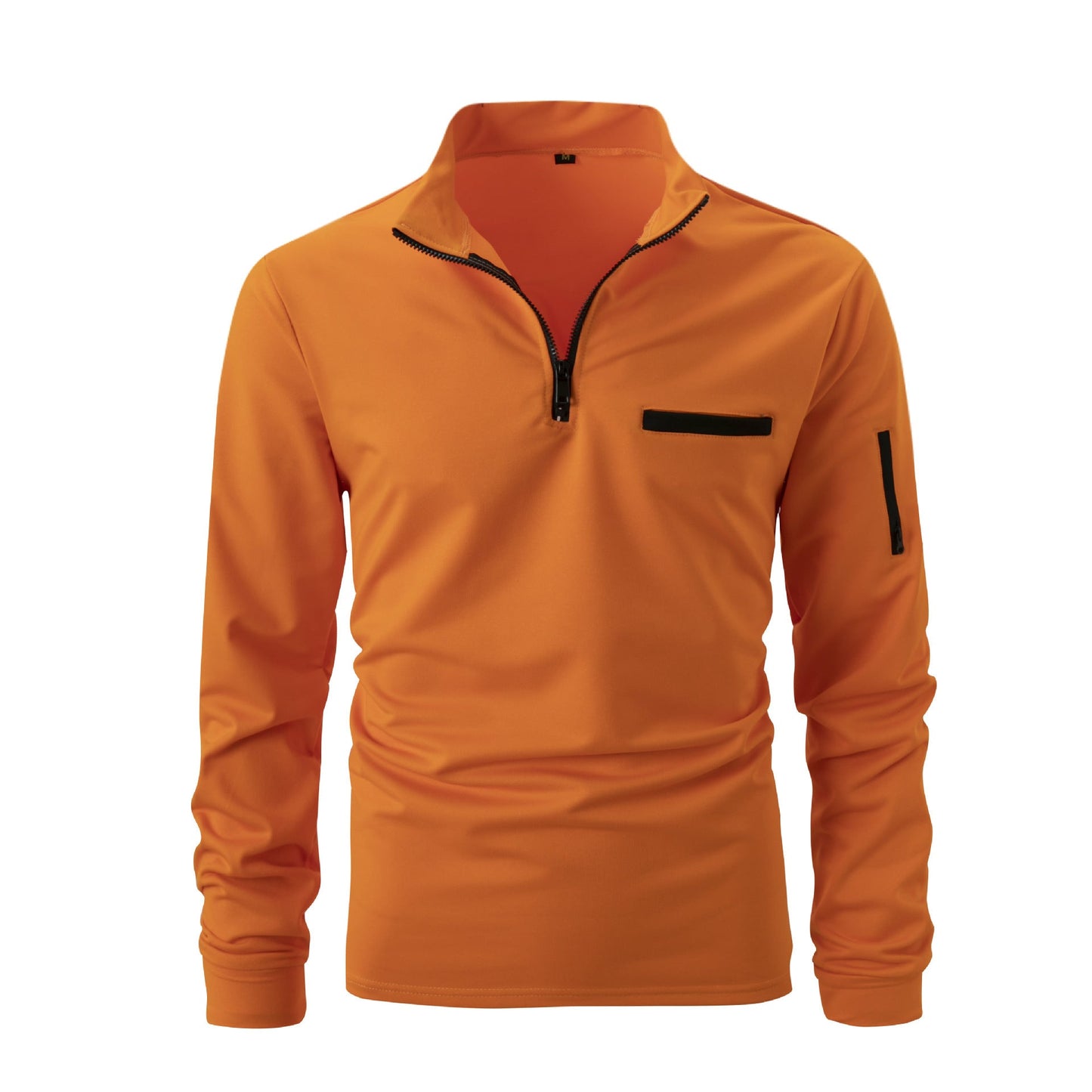 Herren Sportlicher Quarter-Zip Pullover mit Reißverschluss und Langarm – Athleisure Oberteil für Training und Alltag