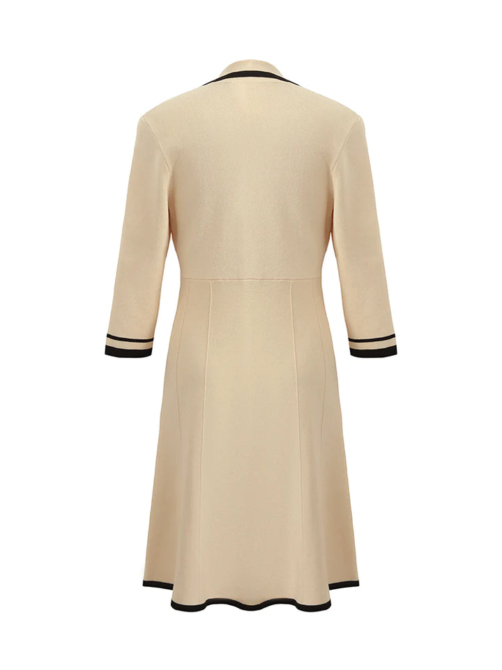 Wendy – Elegante Damen V-Ausschnitt Mini-Kleid
