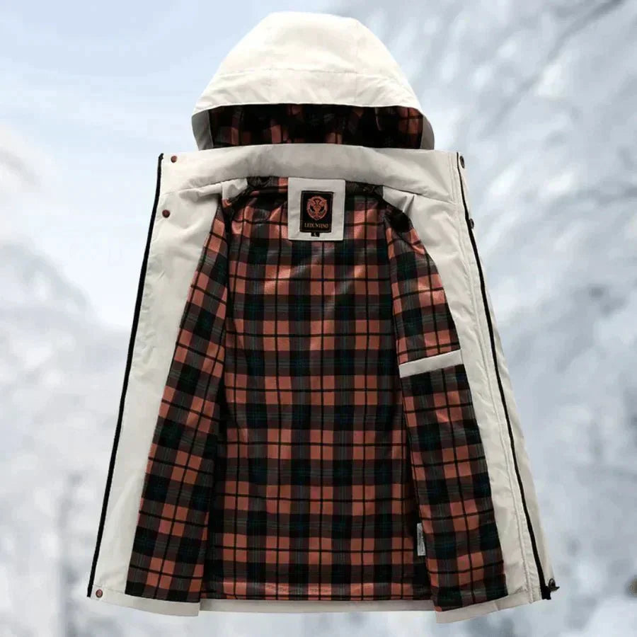 Men's Outdoor Winter Jacket – Windproof & Waterproof Casual Jacket with Hood for Everyday and Adventure