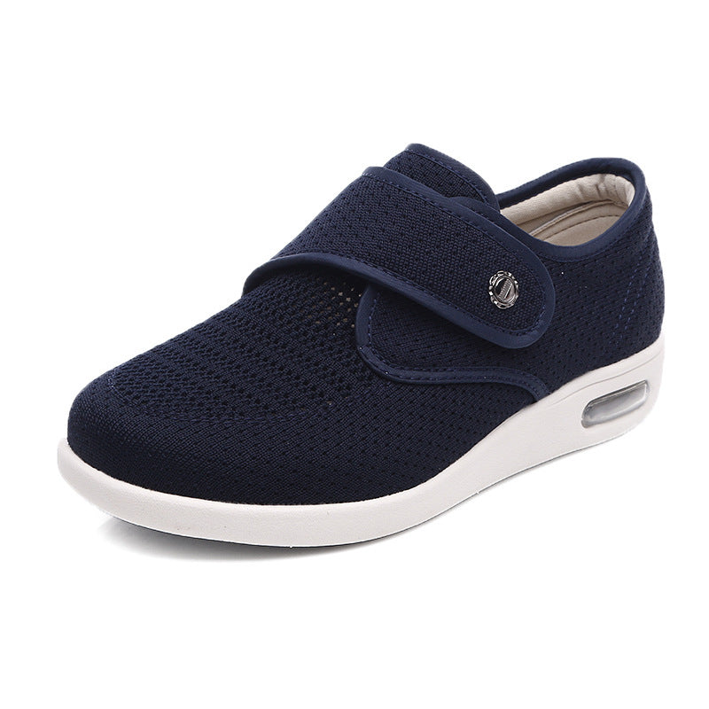 Damen Komfort Mesh Sneaker mit Luftpolstersohle – Atmungsaktive Freizeitschuhe für Alltag und Spaziergänge