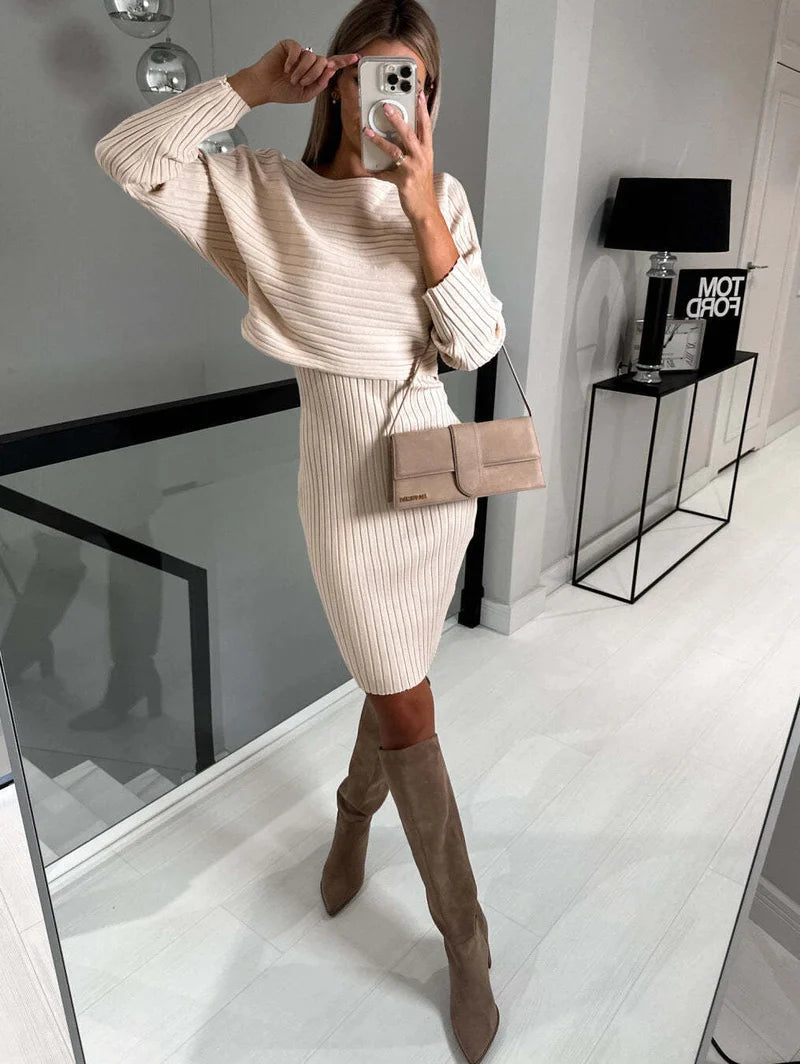 Angela – Strickset mit Cami-Kleid