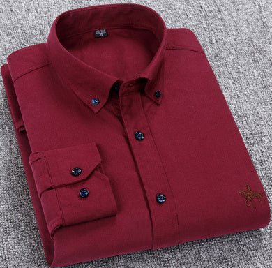 Stuart – Oxford shirt with long sleeves