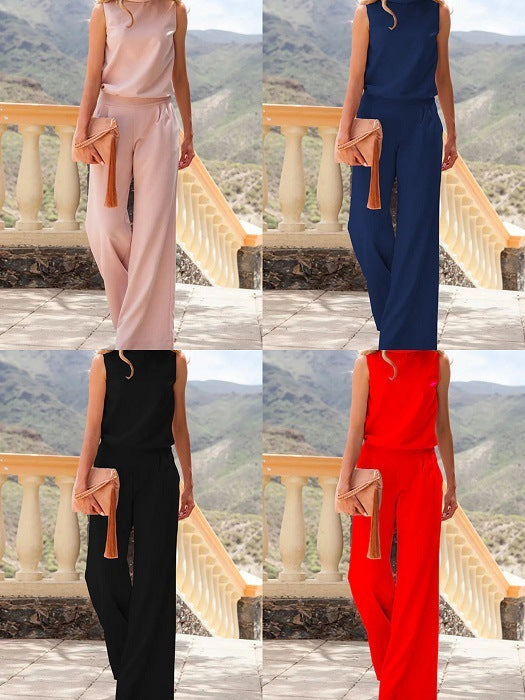 Amy – Schlichter sleeveless jumpsuit for women