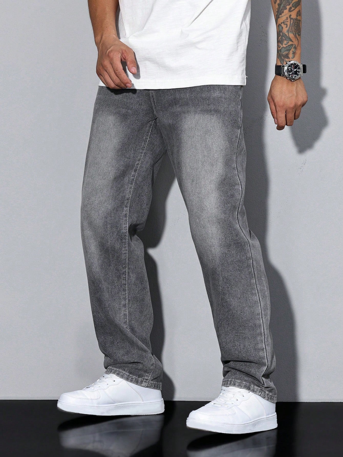 Herren Relaxed Fit Straight Jeans – Bequeme Freizeitmode im Urban Style