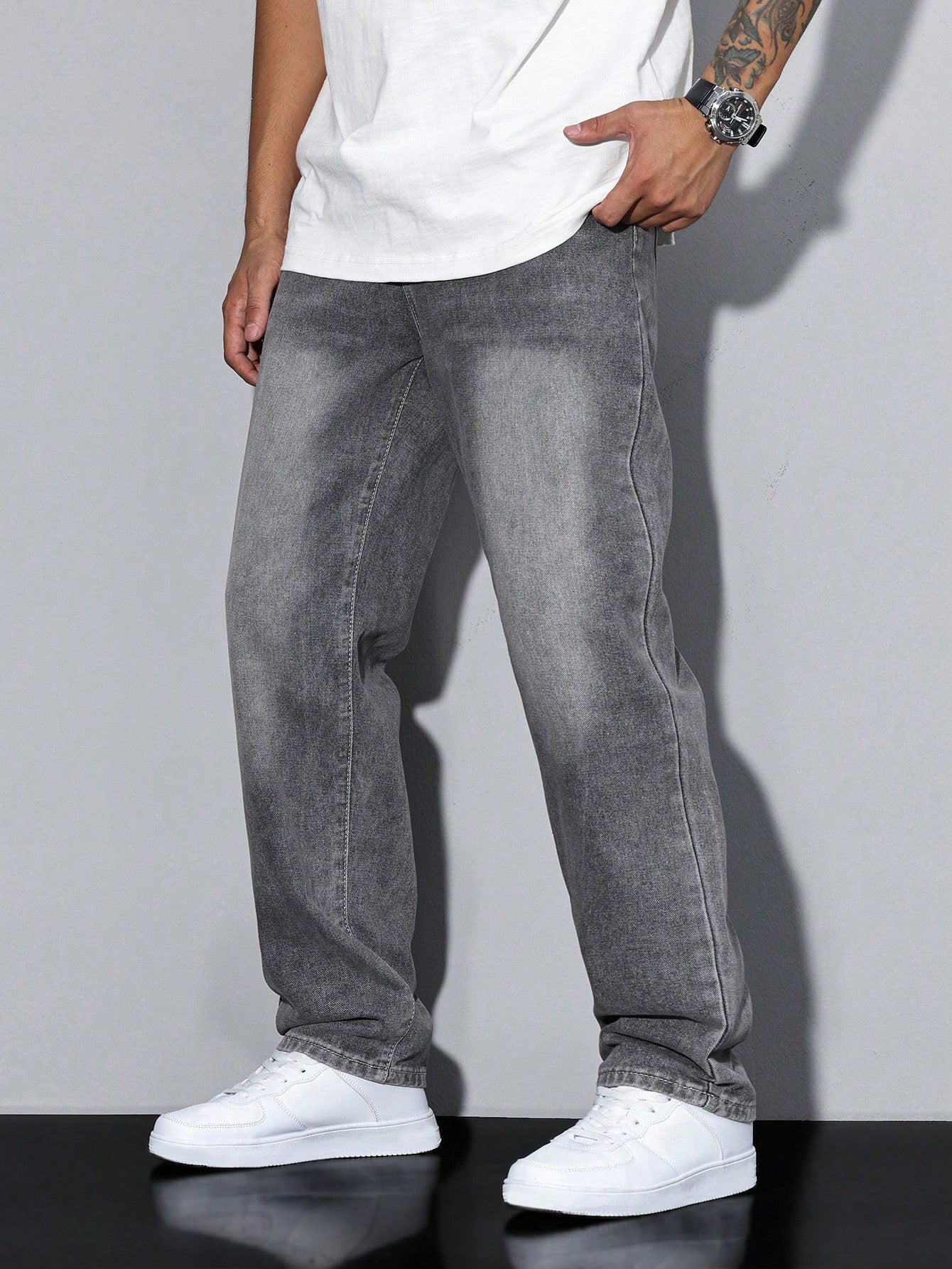 Herren Relaxed Fit Straight Jeans – Bequeme Freizeitmode im Urban Style