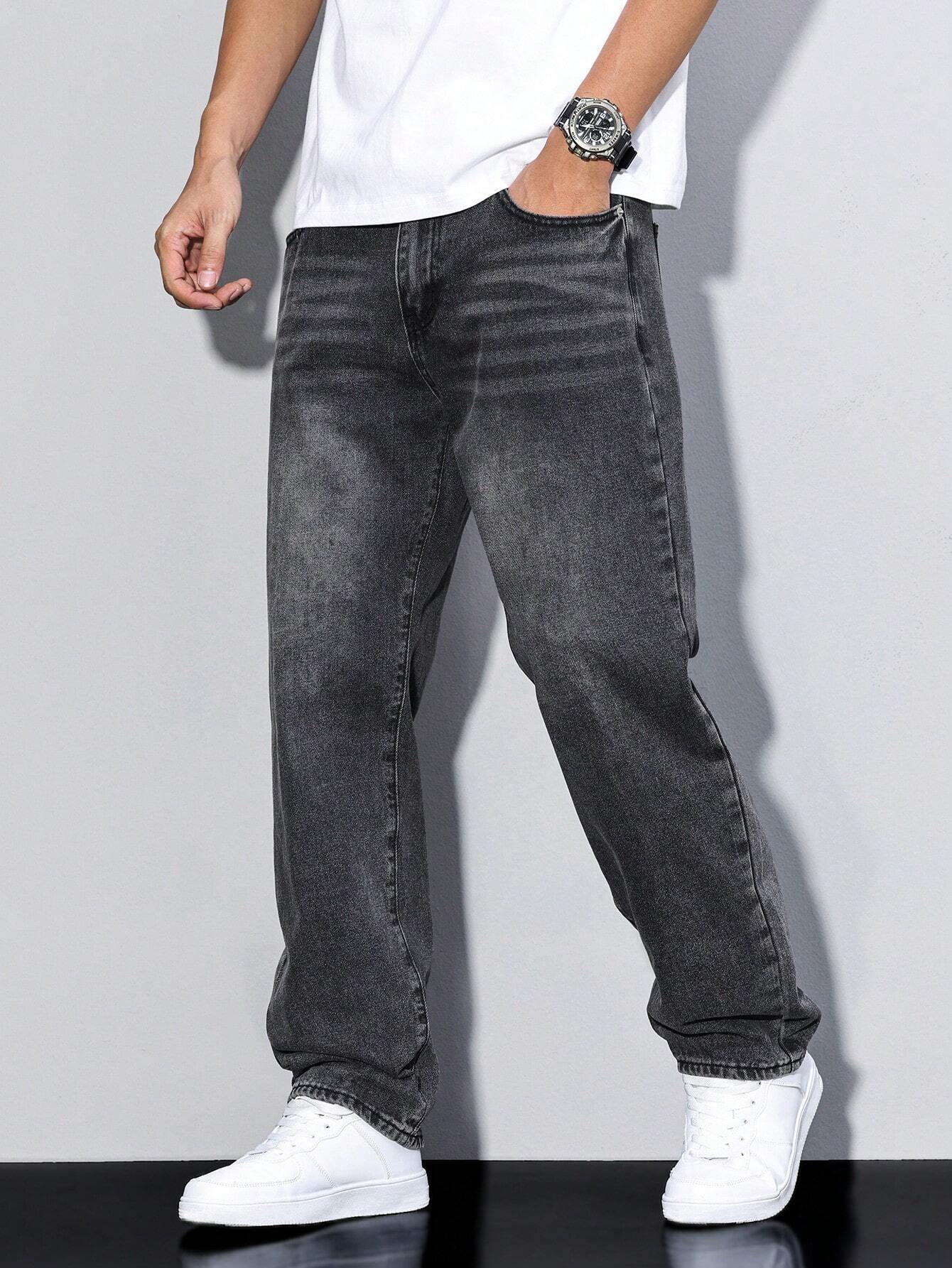 Herren Relaxed Fit Straight Jeans – Bequeme Freizeitmode im Urban Style