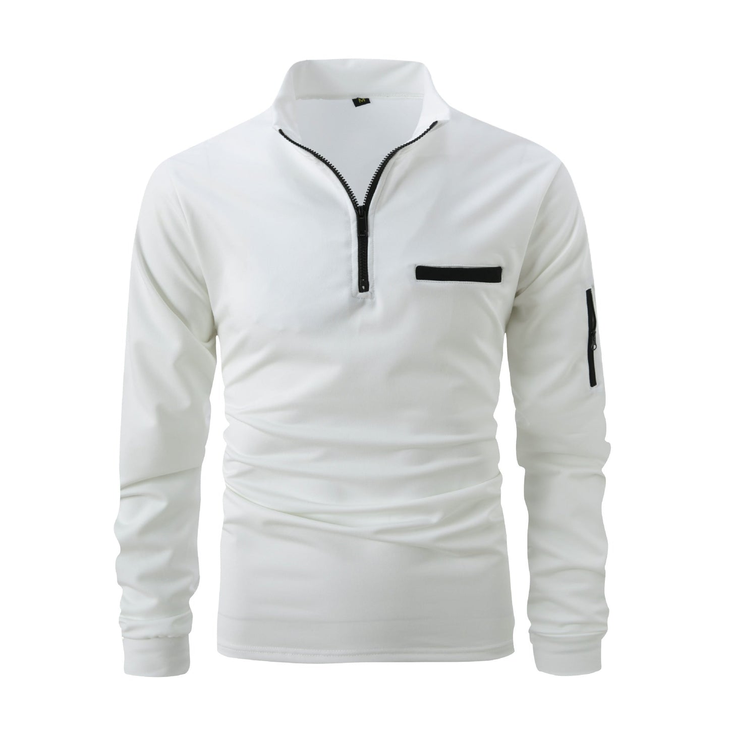 Herren Sportlicher Quarter-Zip Pullover mit Reißverschluss und Langarm – Athleisure Oberteil für Training und Alltag