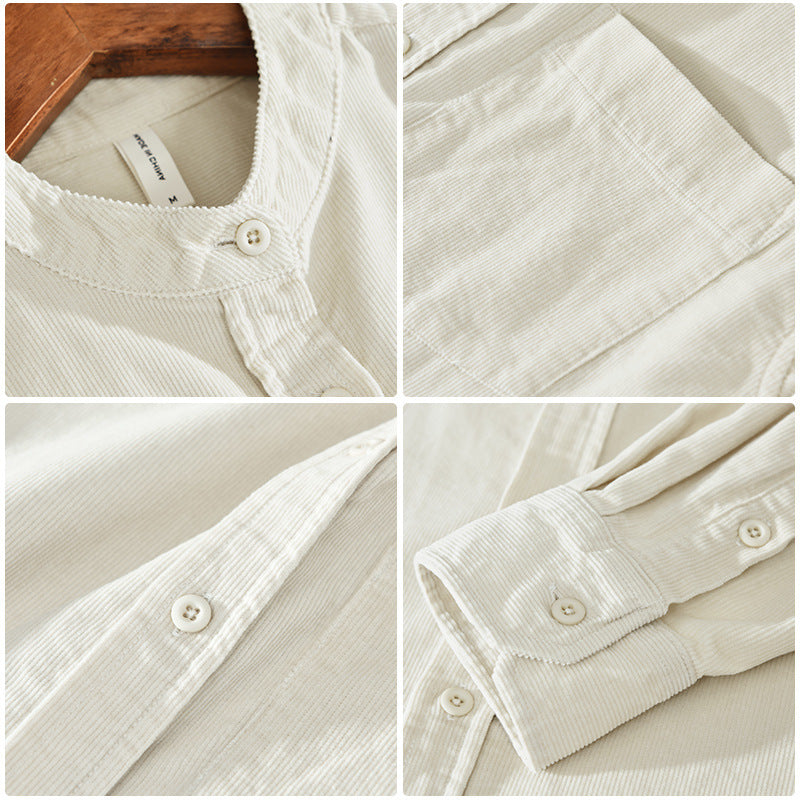Geoff – Casual Corduroy Shirt for Men