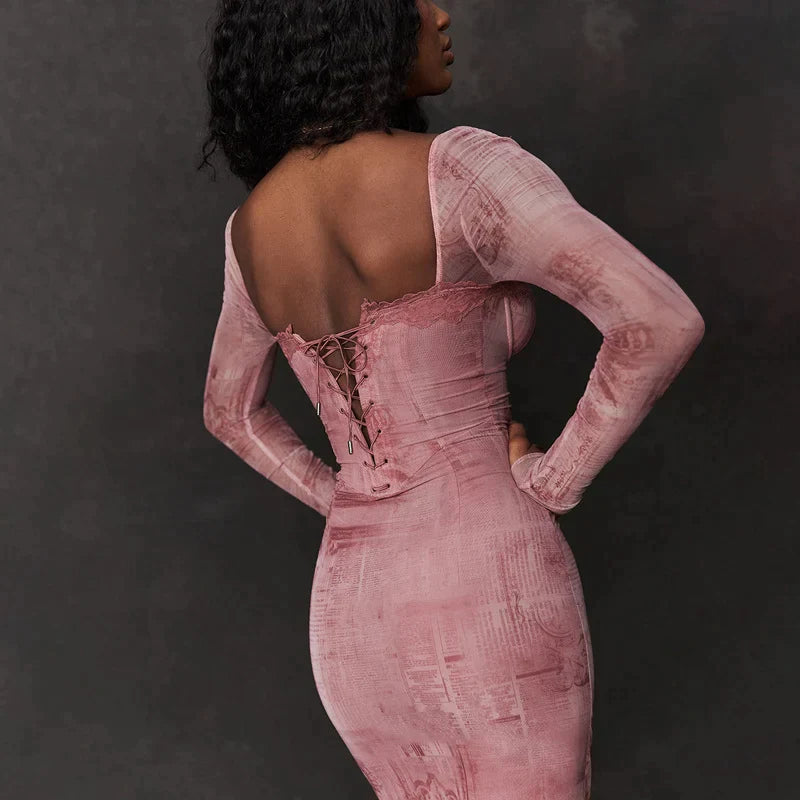 Francesca – Elegantes Rosa Kleid für Damen