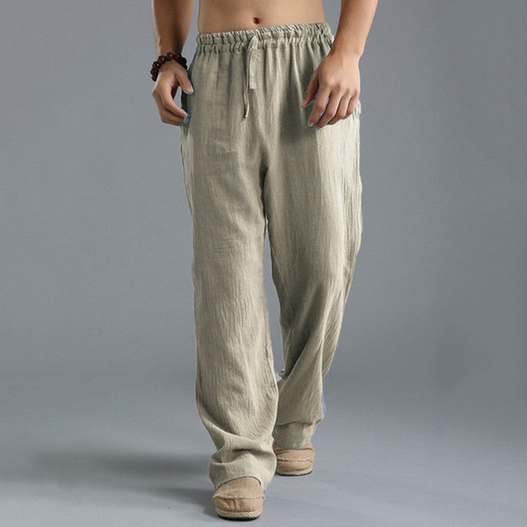 Ted – Atmungsaktive Leinen Freizeithose für Herren