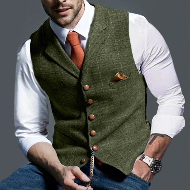 Conrad – Casual Check Slim Fit Men's Vest