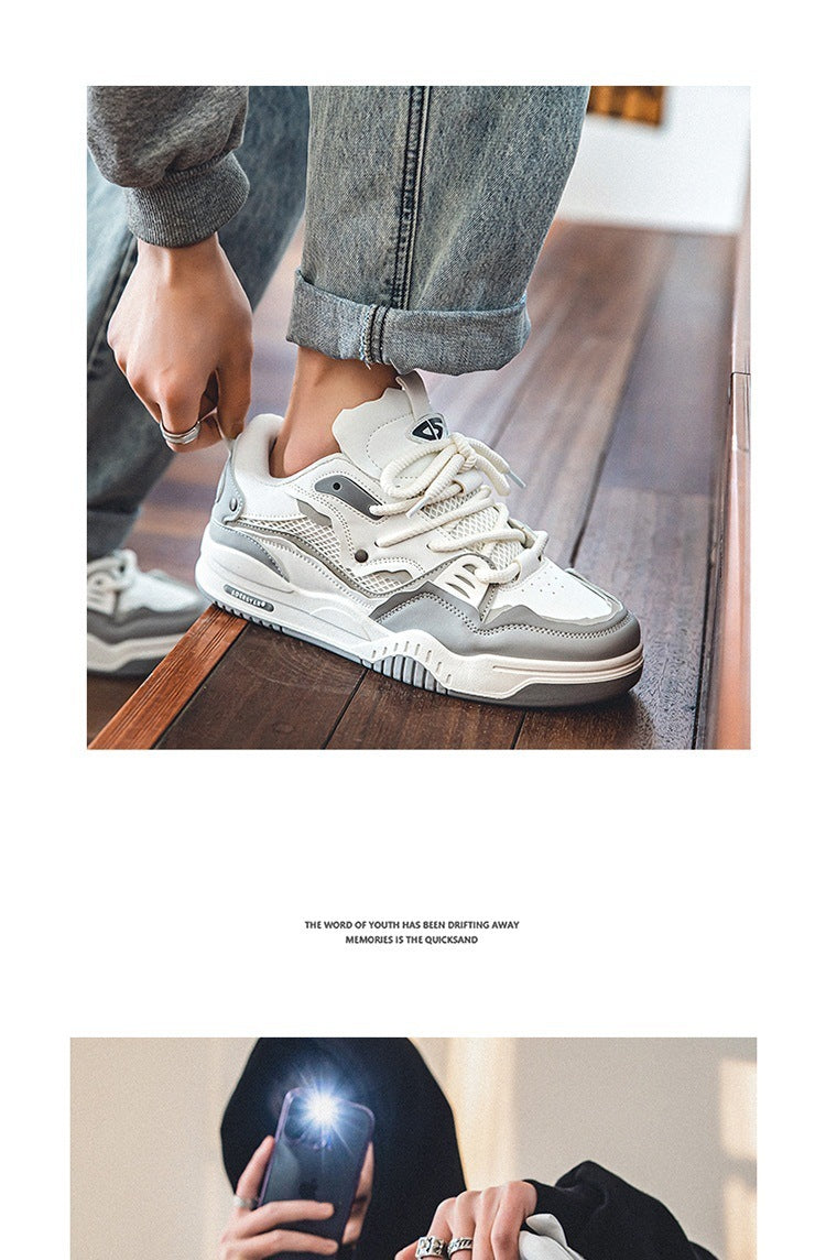 Karl – Retro casual shoes with height increase and non-slip design