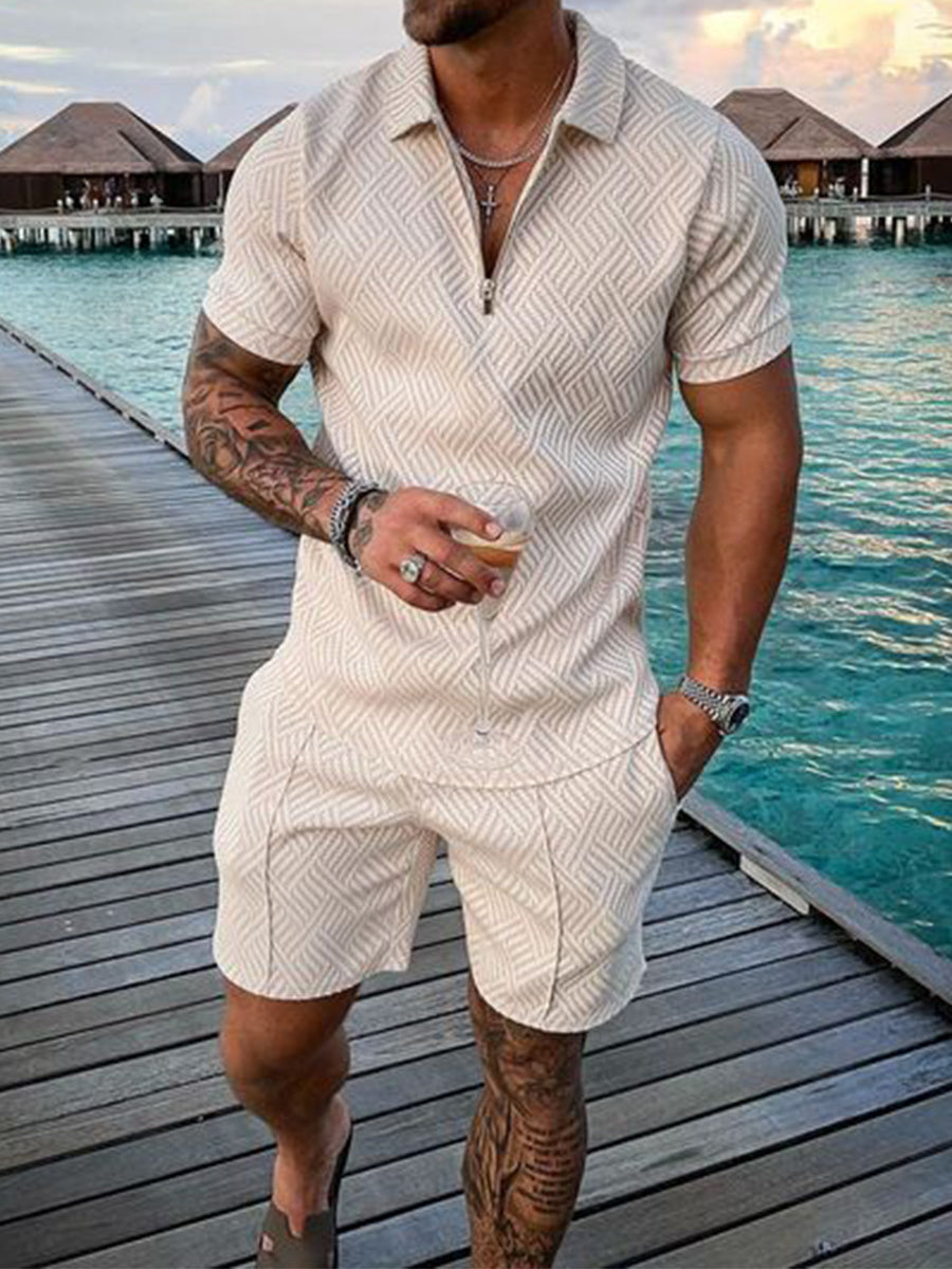Ian – Summer Short-Sleeve Men's Suit