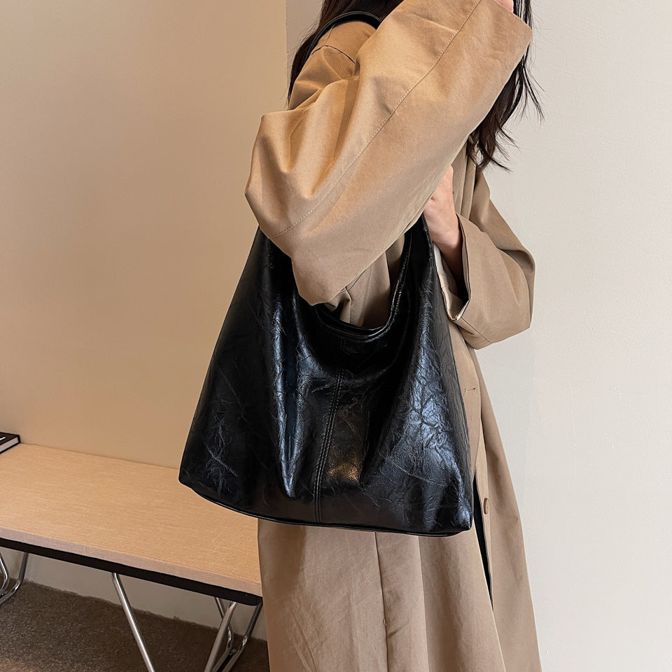 Kimberley – Vintage Designer Schultertasche mit großer Kapazität für Frauen