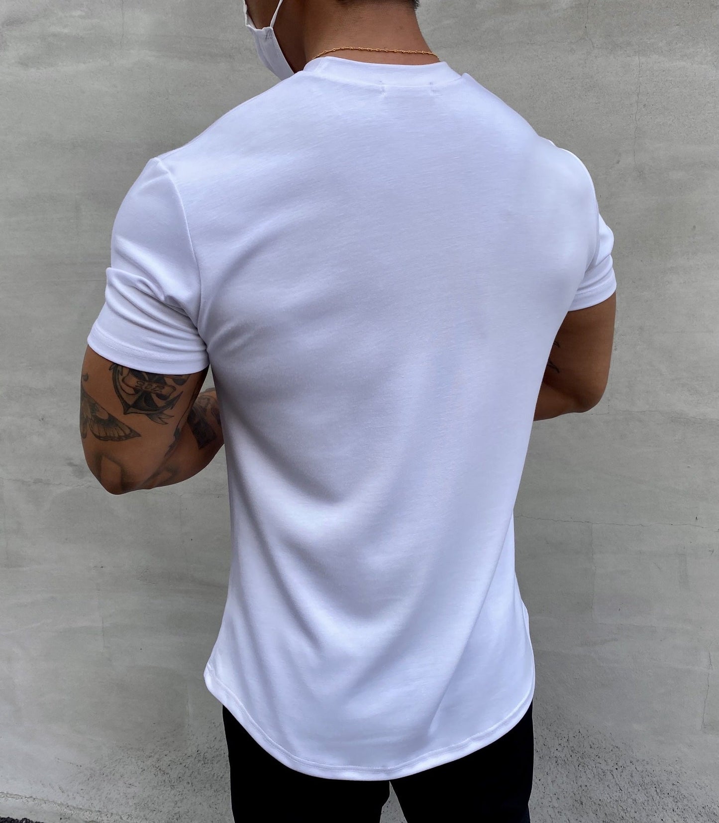 Wendy – American Slim Fit Muskel Rundsaum Kurzarmshirt