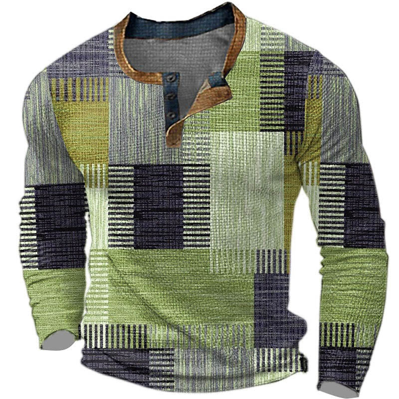 Karl – 3D Printed Long-Sleeve Sweater with Three Buttons