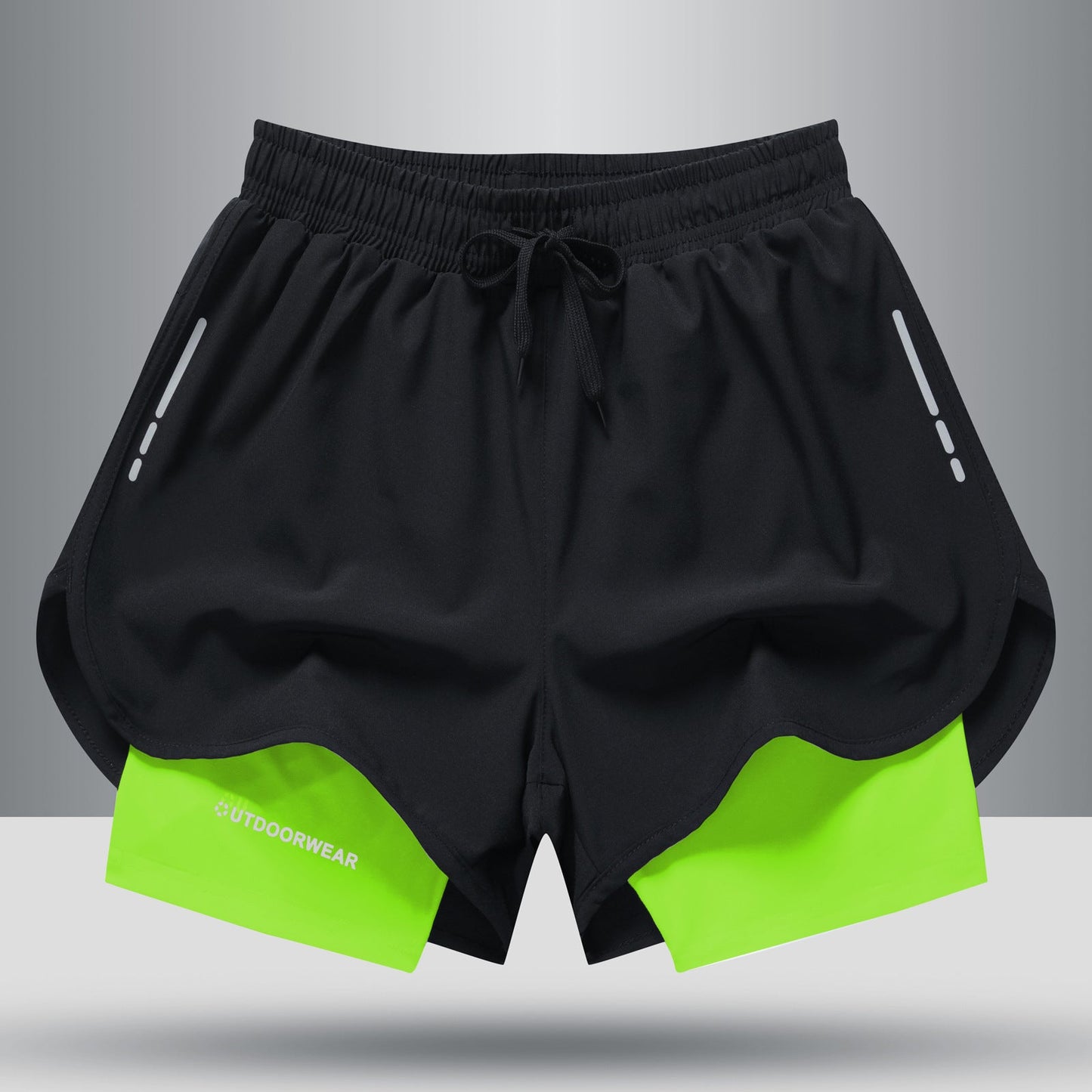 Thomas – Sportliche Herren-Shorts mit Kordelzug und doppelter Schicht