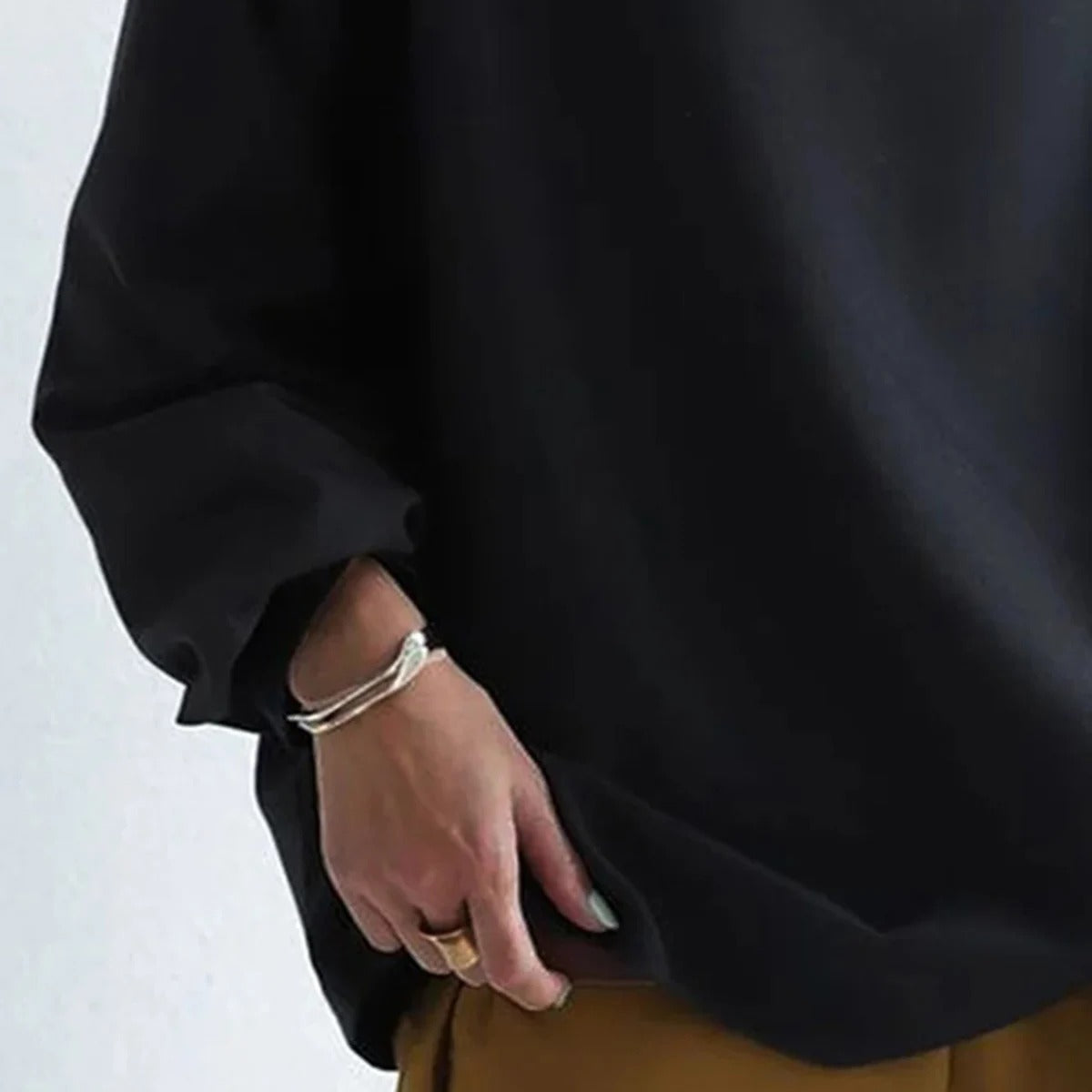 Damen Oversize Pullover Langarm Modern Elegant – Perfekt für Alltag & Büro