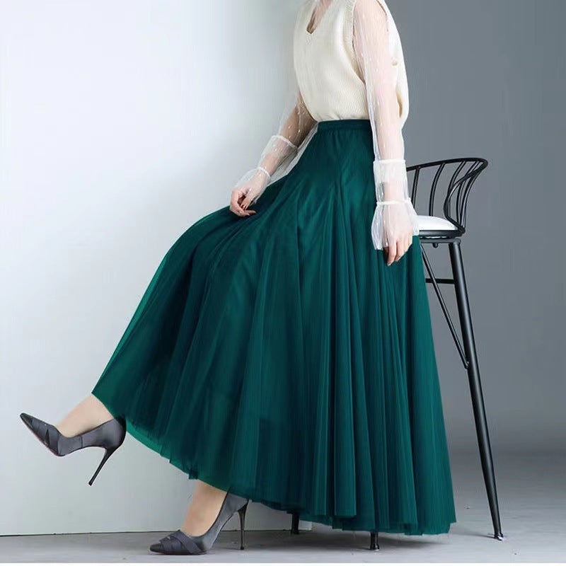 Jasmine – midi dress with pleated net skirt