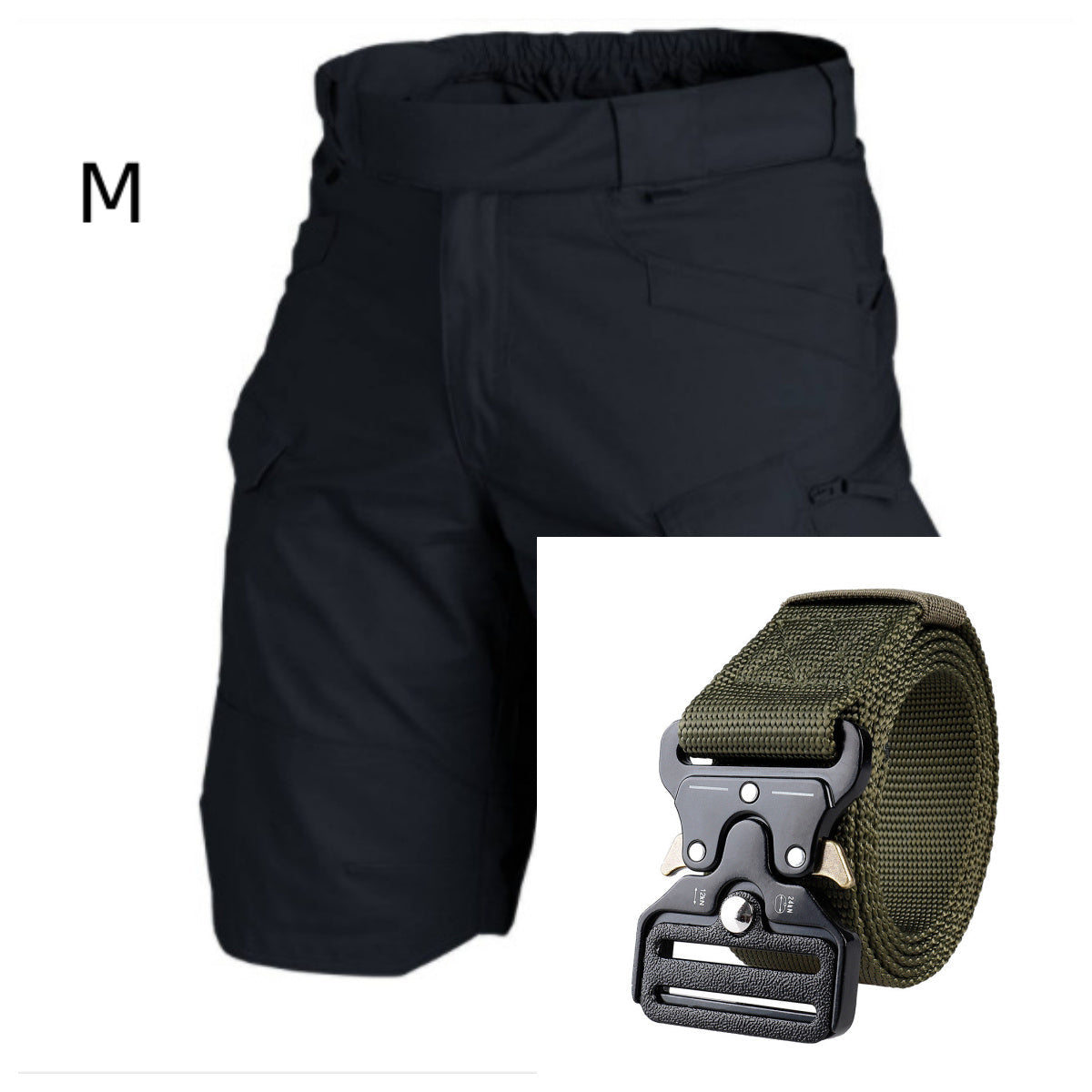Toby – Taktische Arbeitsshorts aus kariertem Stoff, wasserdicht