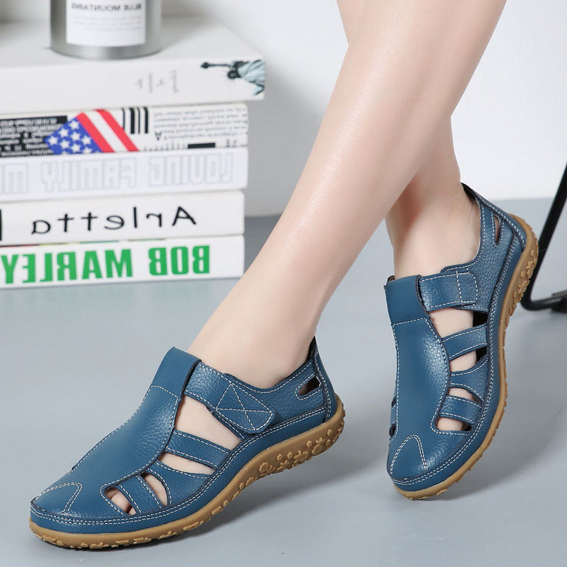 Zoe – Handmade Retro Soft Sole Velcro Casual Shoes for Women