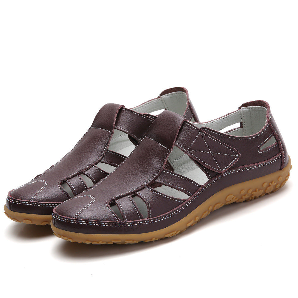 Zoe – Handmade Retro Soft Sole Velcro Casual Shoes for Women