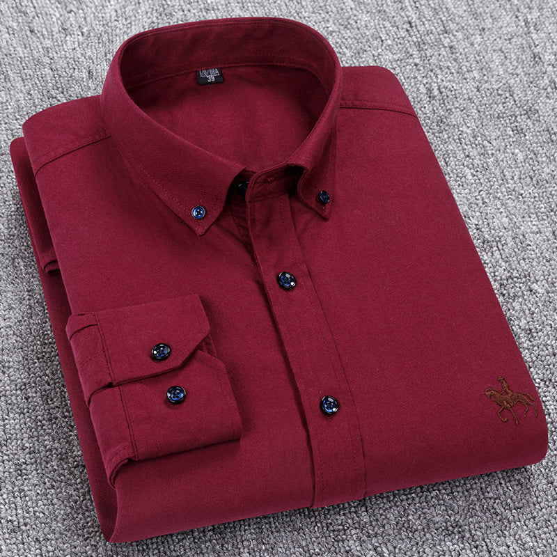 Stuart – Oxford shirt with long sleeves