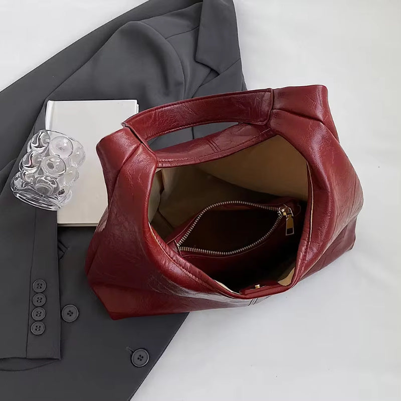 Kimberley – Vintage Designer Schultertasche mit großer Kapazität für Frauen