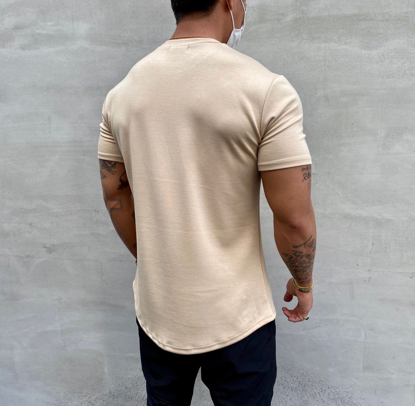Wendy – American Slim Fit Muskel Rundsaum Kurzarmshirt