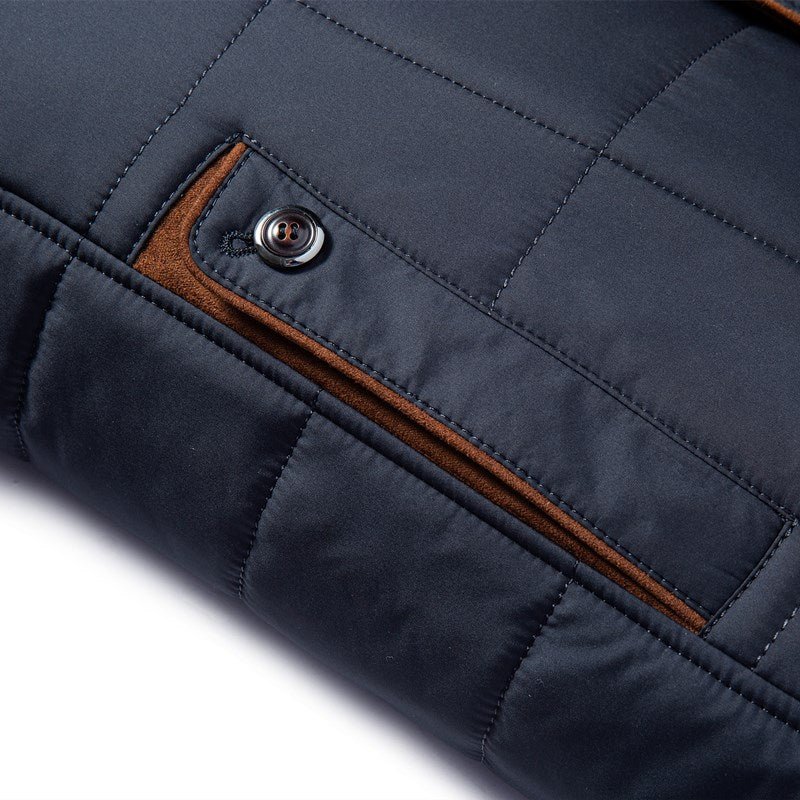 Men's quilted jacket in elegant business style – perfect for everyday and office use