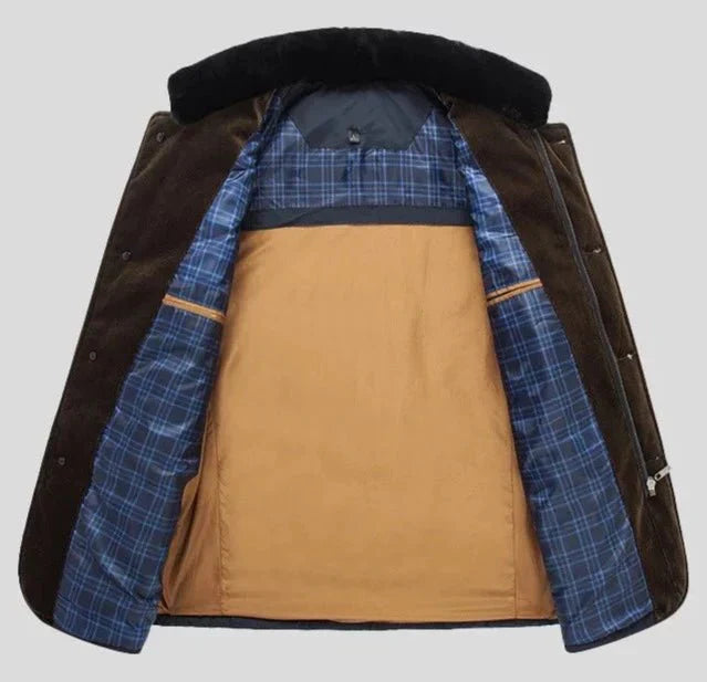 Men's quilted jacket in elegant business style – perfect for everyday and office use