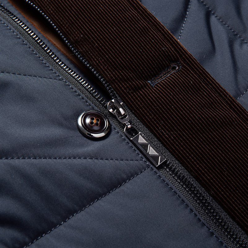 Men's quilted jacket in elegant business style – perfect for everyday and office use