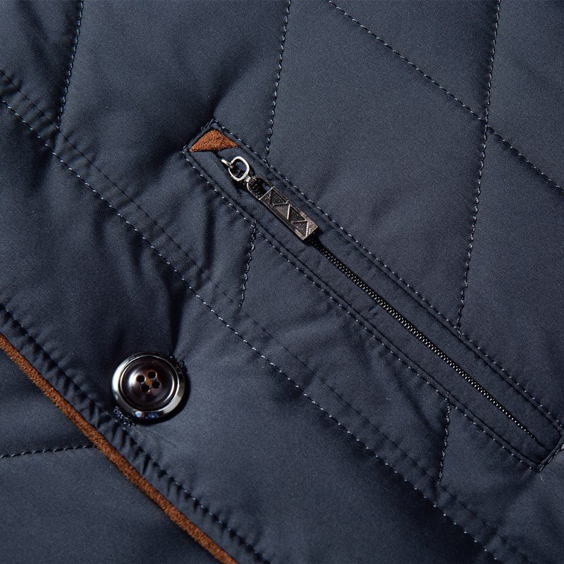 Men's quilted jacket in elegant business style – perfect for everyday and office use