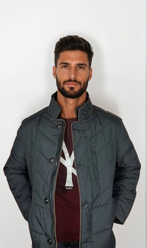 Men's quilted jacket in elegant business style – perfect for everyday and office use